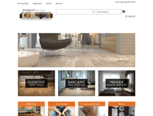 Tablet Screenshot of designerfloorstore.com